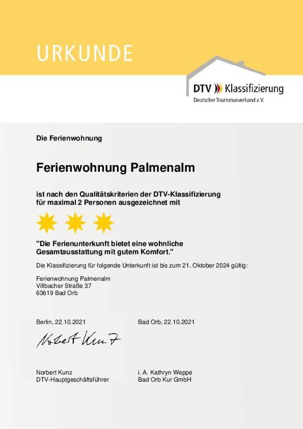 Ferienwohnung Palmenalm Bad Orb Dış mekan fotoğraf